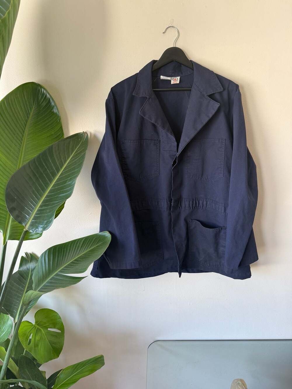 Vintage Unitog Painter Blue Workwear Chore Jacket Large Regular